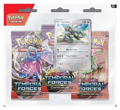 Pokemon Scarlet & Violet 5 Temporal Forces Pokémon Φακελάκια Cyclizar