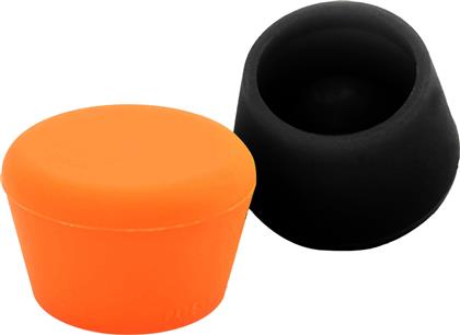 ΠΩΜΑΤΑ ΦΙΑΛΗΣ PULLTEX SILICONE STOPPERS ΜΑΥΡΟ/ΠΟΡΤΟΚΑΛΙ (2 ΤΜΧ)