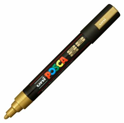 Posca PC-5M Μαρκαδόρος Σχεδίου 2.5mm Χρυσός