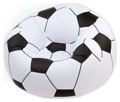 Πουφ Πολυθρόνα Up In Over Λευκή Soccer Ball 114x112x66cm