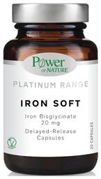 Power Of Nature Iron Soft 20mg 30 κάψουλες από το Pharm24