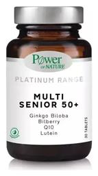 Power Of Nature Platinum Range Multi Senior 50+ Πολυβιταμίνη για Ενέργεια 30 ταμπλέτες από το Pharm24