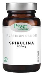 Power Of Nature Platinum Range Spirulina 500mg 30 κάψουλες από το Pharm24