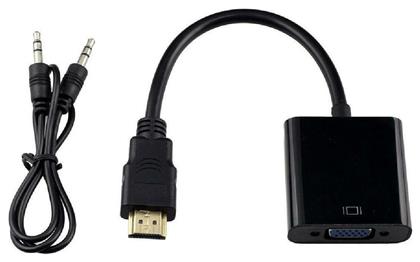 Powertech Μετατροπέας HDMI male σε VGA female (CAB-H071)