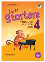 Pre A1 Starters 4 Student's Book Without Answers With Audio Authentic Practice Tests από το e-shop