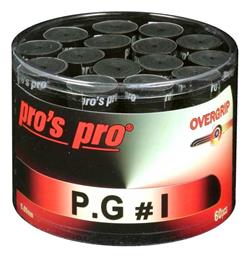 Pro's Pro P.G 1 Tennis Overgrips x 60 Black