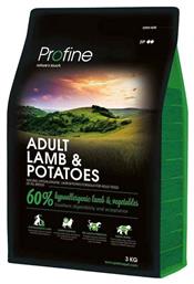 Profine Adult 3kg Ξηρά Τροφή για Ενήλικους Σκύλους με Αρνί και Πατάτες