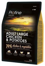 Profine Adult Large 3kg Ξηρά Τροφή για Ενήλικους Σκύλους Μεγαλόσωμων Φυλών με Κοτόπουλο και Πατάτες από το Plus4u