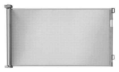 Πτυσσόμενη Προστατευτική Πόρτα με Βίδες από Μέταλλο σε Γκρι Χρώμα 85x85cm