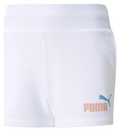 Puma Αθλητικό Παιδικό Σορτς/Βερμούδα Essentials Λευκό από το Cosmossport