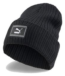 Puma Beanie Γυναικείος Σκούφος με Rib Πλέξη σε Μαύρο χρώμα