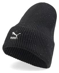 Puma Beanie Γυναικείος Σκούφος με Rib Πλέξη σε Μαύρο χρώμα