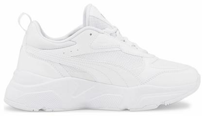 Puma Cassia Γυναικεία Chunky Sneakers Λευκά