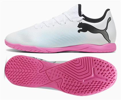 Puma Future 7 Play IT Χαμηλά Ποδοσφαιρικά Παπούτσια Σάλας Λευκά από το Modivo