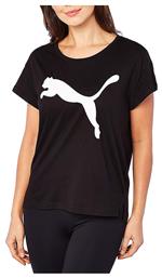 Puma Γυναικείο Αθλητικό T-shirt Μαύρο