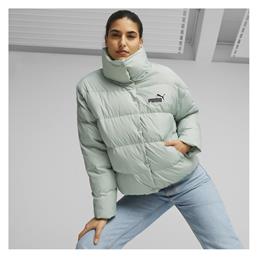 Puma Κοντό Γυναικείο Puffer Μπουφάν για Χειμώνα Πράσινο