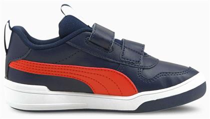 Puma Παιδικά Sneakers Multiflex με Σκρατς Navy Μπλε