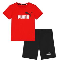 Puma Παιδικό Σετ με Σορτς Καλοκαιρινό 2τμχ Κόκκινο