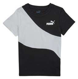 Puma Παιδικό T-shirt Μαύρο