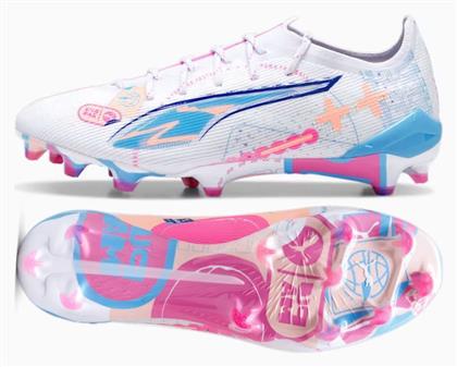 Puma Ποδοσφαιρικά Παπούτσια με Τάπες Λευκά