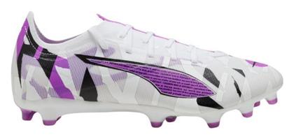 Puma Ultra 5 Match Ποδοσφαιρικά Παπούτσια με Τάπες Λευκά