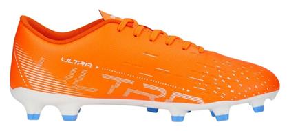 Puma Ultra Play Ποδοσφαιρικά Παπούτσια με Τάπες Ultra Orange / Puma White / Blue Glimmer