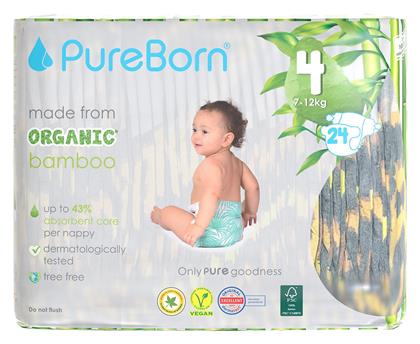 PureBorn Leopard No. 4 για 7-12kg 24τμχ