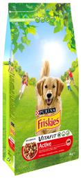 Purina Friskies Vitafit Active 4kg Ξηρά Τροφή για Ενήλικους Σκύλους με Μοσχάρι