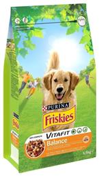 Purina Friskies Vitafit Balance 1.5kg Ξηρά Τροφή για Ενήλικους Σκύλους με Κοτόπουλο και Λαχανικά από το e-Fresh