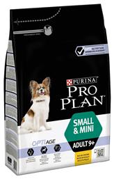 Purina Pro Plan OptiAge Small & Mini Adult 9+ 3kg Ξηρά Τροφή για Ηλικιωμένους Σκύλους Μικρόσωμων Φυλών με Κοτόπουλο