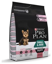 Purina Pro Plan OptiDerma Small & Mini Puppy 3kg Ξηρά Τροφή για Κουτάβια Μικρόσωμων Φυλών με Σολομό και Ρύζι