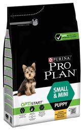 Purina Pro Plan OptiStart Small & Mini Puppy 3kg Ξηρά Τροφή για Κουτάβια Μικρόσωμων Φυλών με Κοτόπουλο από το Plus4u