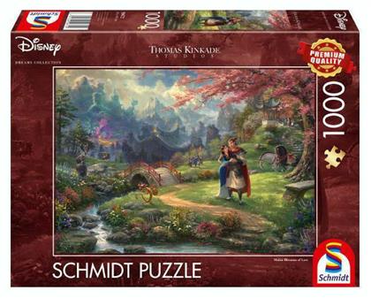 Puzzle Disney Mulan Blossoms of Love 2D 1000 Κομμάτια από το Plus4u