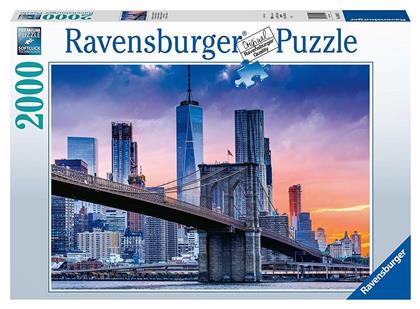 Puzzle New York Skyline 2D 2000 Κομμάτια από το Plus4u