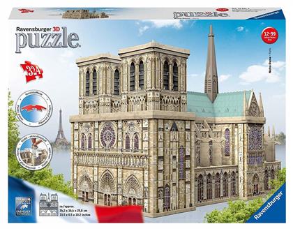 Puzzle Notre Dame 3D 324 Κομμάτια από το Plus4u