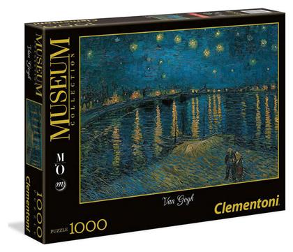 Puzzle Van Gogh Έναστρη Νύχτα Πάνω από το Ρήνο 2D 1000 Κομμάτια από το Filinda