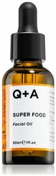 Q+A Natural Skincare Super Food Ξηρό Λάδι Προσώπου με Βιταμίνη Ε για Ενυδάτωση , Λάμψη , Αντιγήρανση & Θρέψη 30ml