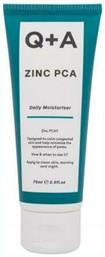 Q+A Natural Skincare Zinc PCA Ενυδατική Κρέμα Ημέρας 75ml