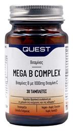 Quest Nutrition Mega B Complex with 1000mg Vitamin C 30 ταμπλέτες από το Pharm24