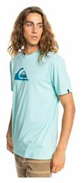 Quiksilver Comp Ανδρικό T-shirt Γαλάζιο με Λογότυπο