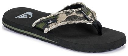 Quiksilver Monkey Abyss Flip Flops σε Χακί Χρώμα