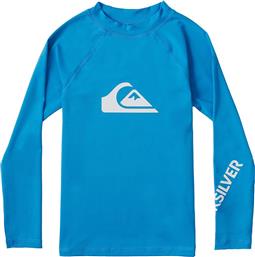 Quiksilver Παιδικό Μαγιό Αντιηλιακή (UV) Μπλούζα με Μακρύ Μανίκι Γαλάζια