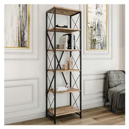 Ραφιέρα Δαπέδου A-g Suadiye 50x30x180εκ. Black