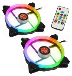 Raijintek IRIS 14 Rainbow RGB Case Fan 140mm 2τμχ
