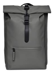 Rains Rolltop Rucksack Αδιάβροχο 17lt Γκρι από το Modivo