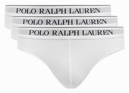 Ralph Lauren Ανδρικά Σλιπ Λευκά Μονόχρωμα 3Pack