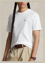 Ralph Lauren Ανδρικό T-shirt Λευκό Μονόχρωμο