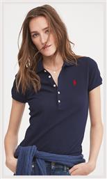 Ralph Lauren Γυναικεία Polo Μπλούζα Κοντομάνικη Navy Μπλε