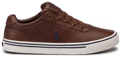 Ralph Lauren Hanford Leather Ανδρικά Sneakers Tan