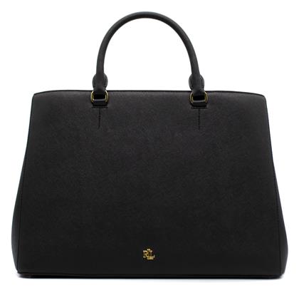 Ralph Lauren Hanna Γυναικεία Τσάντα Tote Χειρός Μαύρη από το Modivo